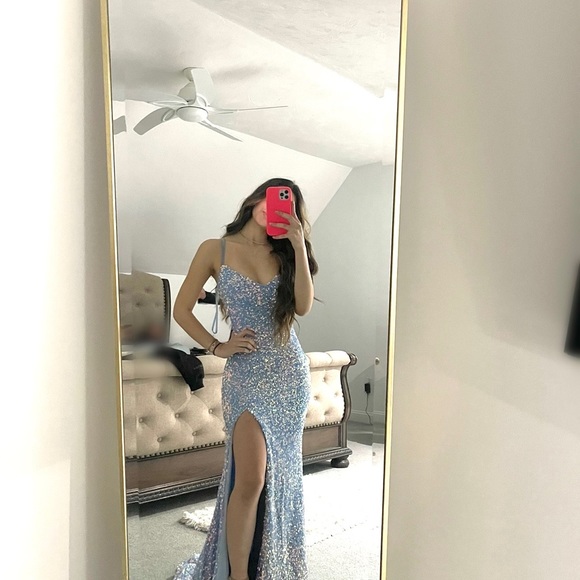 DIAMOND BLUE GOWN - Picture 2 of 4